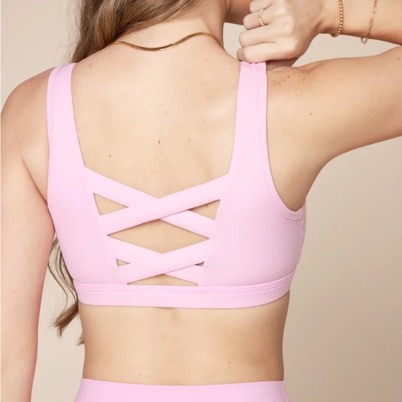 POPFLEX- Corset Bra - Bubblegum Pink - Picture 2 of 5